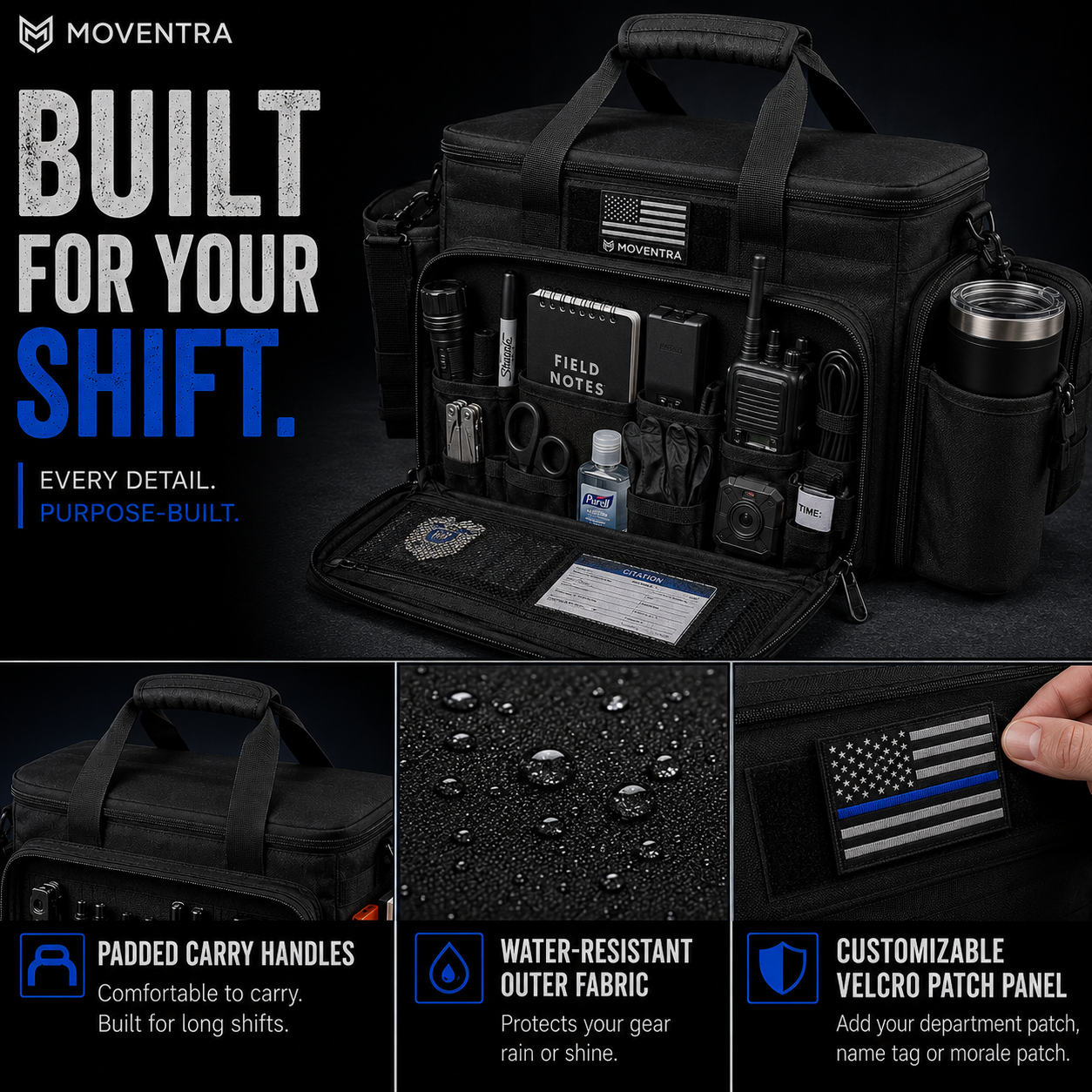 Moventra™ — Mobile Patrol Command Bag